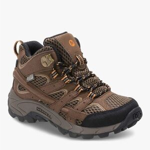 VGUC Merrell Kids size 2 (US) Moab 2 brown Hiking shoes